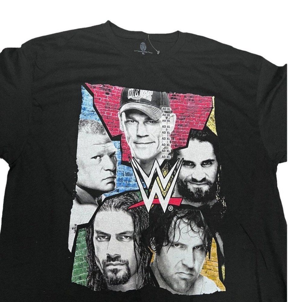 WWE Wrestling T-Shirt John Cena Superstars Roman Reigns Official‎
